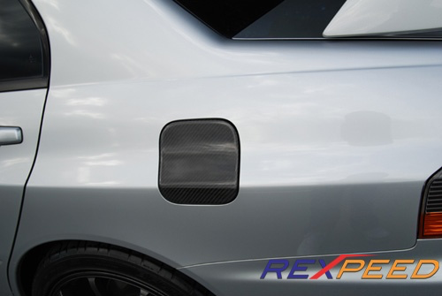 Rexpeed Carbon Fiber Fuel Cover (Evo 7/8/9)