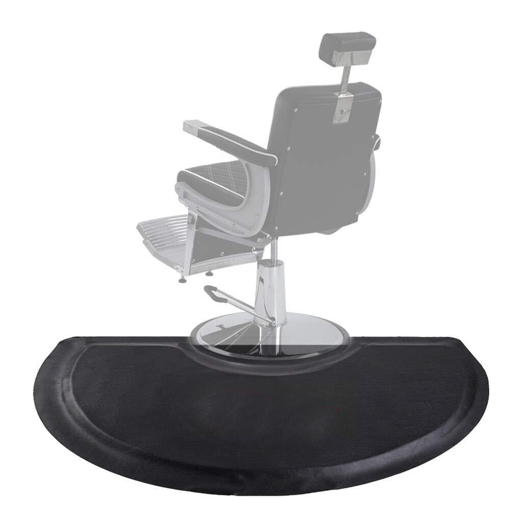 Salon Mat semi circle 3x5 1/2in