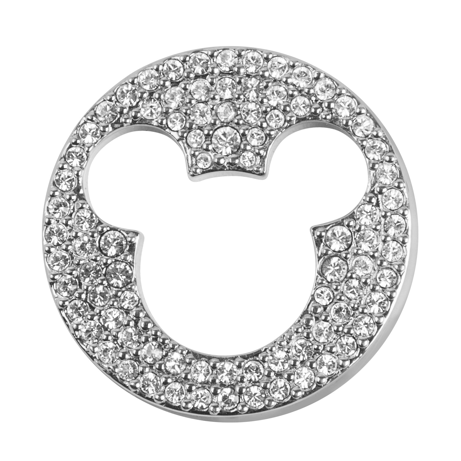 Disney Silver Pave Crystal + Black Mickey Mouse Window Shelf - Think Goodness