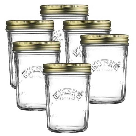 Kilner Wide Mouth Preserve Jar Set of 6 - 350ml
