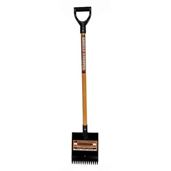 46 in. Steel Shingle Stripper Roof Shovel D Grip Handle