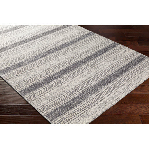 Mardin Rug - MDI2301 - Black/Ivory