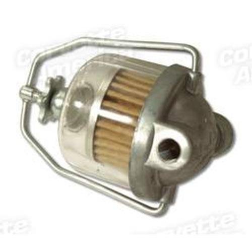 Corvette Fuel Filter. Domed Cap: 1953-1958