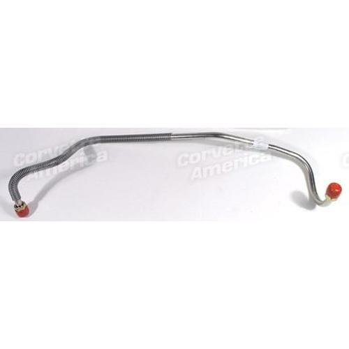 Corvette Gas Line. Stainless Steel Pump To Carburetor: 1977-1981