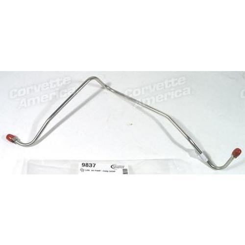 Corvette Gas Line. Stainless Steel Pump To Carburetor 300HP: 1967