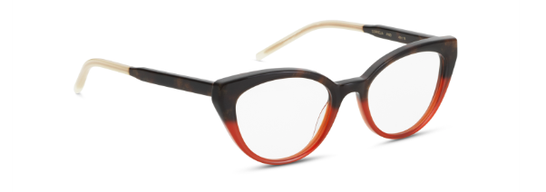 orgreen cornelia handmade in japan danish design eyeglasses glasses eyewear acetate plastic cat eye petite women ladies female fashion quality durable a189 dark glam havana red brown