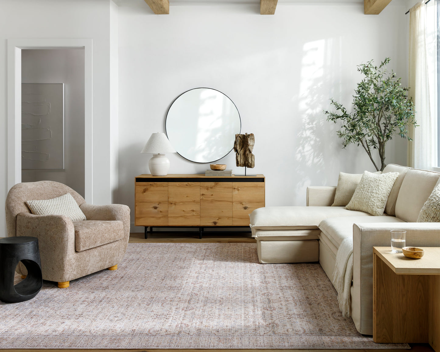 PNW Home Spokane PNWSP-2301 Rug- Ivory, Red