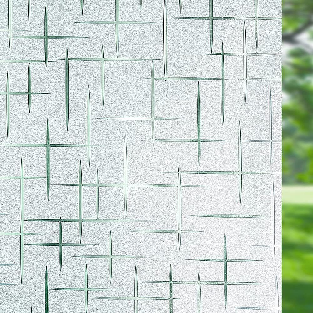 Kitcheniva Privacy Frosted Glass Sticker Window Film 35" x 78"