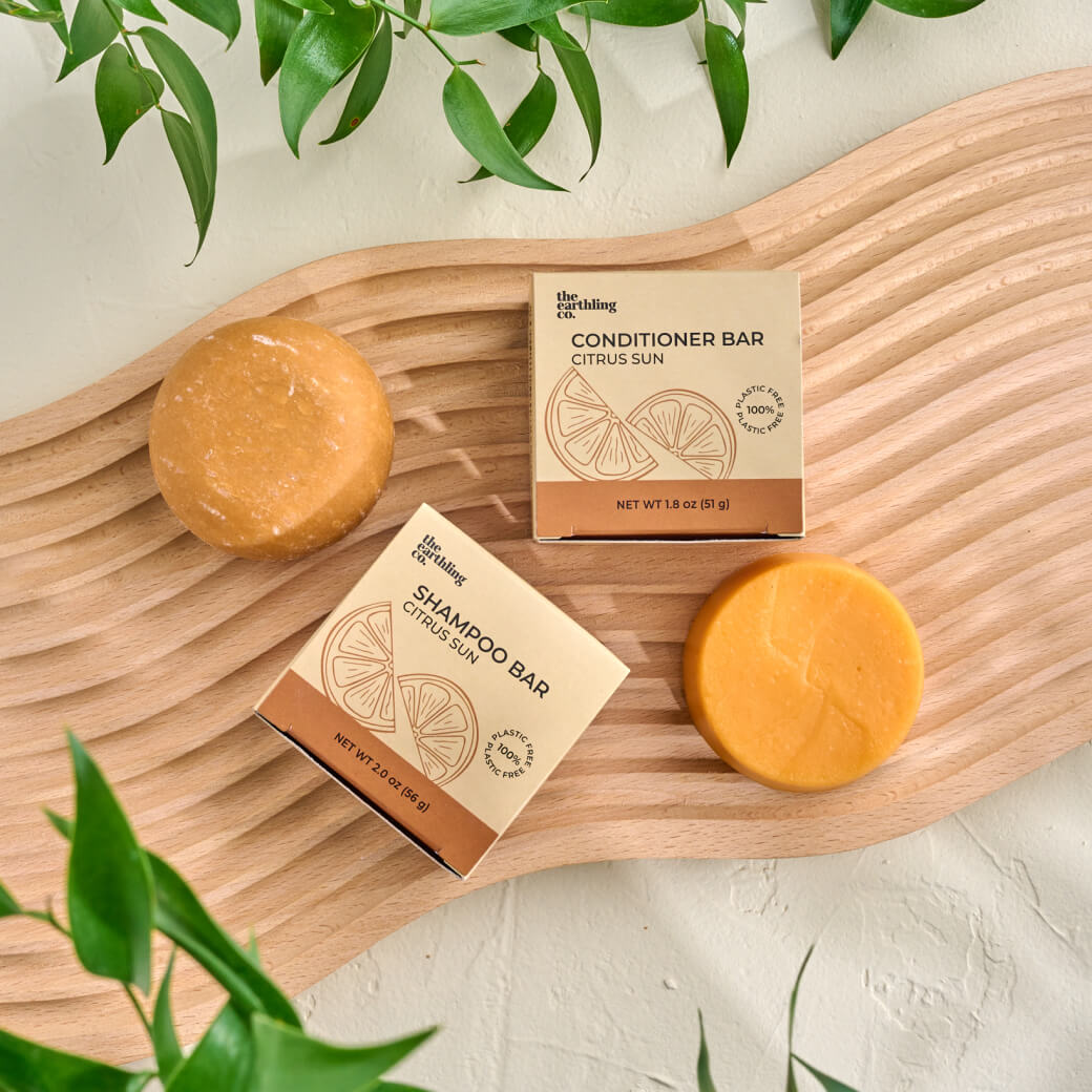 Shower Routine Bundle Citrus Sun Charcoal Clay