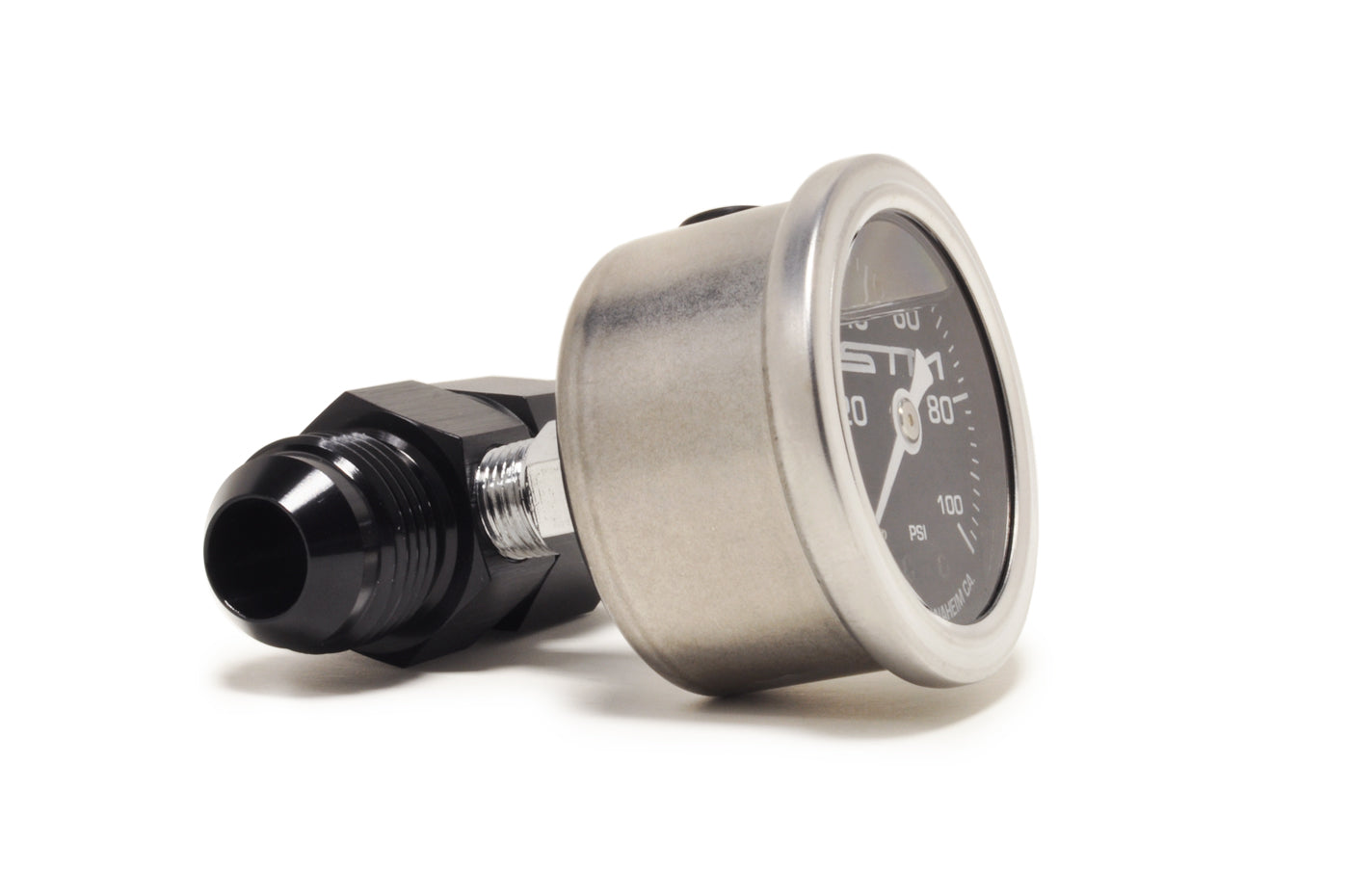 STM -8AN In-Line Fuel Pressure Gauge