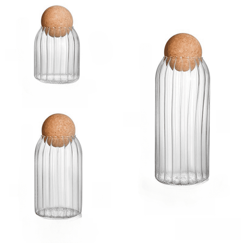 Storage Glass Jars - Orangme