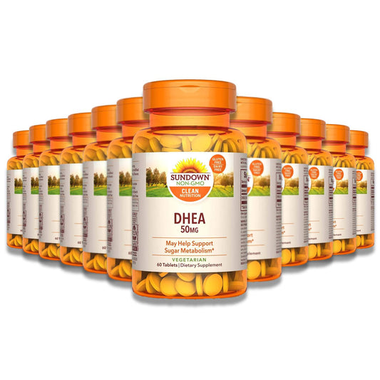 Sundown - DHEA (Dehydroepiandrosterone) Strength Tablet - 50 Mg - 60 Ea - 12 Pack